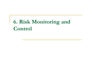 6. Risk Monitoring and Control
