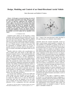 Design, Modeling and Control of an Omni