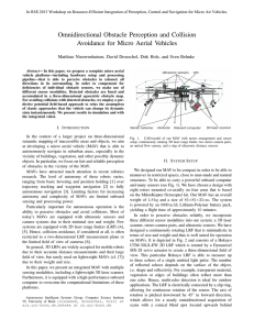 Omnidirectional Obstacle Perception and Collision Avoidance for