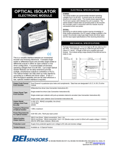 optical isolator - Allied Electronics