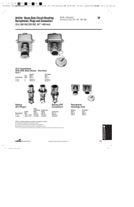 1P Arktite   Heavy Duty Circuit Breaking Receptacles, Plugs and