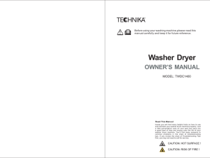 Washer Dryer - Technika Collection