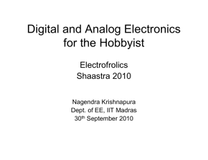 Digital and Analog Electronics for the Hobbyist