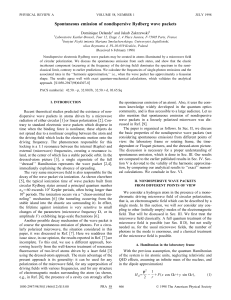 Spontaneous emission of nondispersive Rydberg wave packets