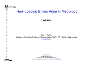 How Loading Errors Arise in Metrology