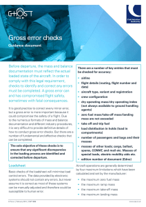 Gross error checks