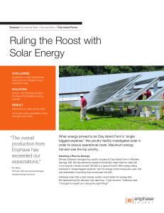 Ruling the Roost with Solar Energy