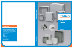 Enclosure catalog