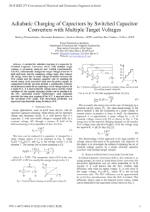 Adiabatic Charging of Capacitors by Switched Capacitor Converters