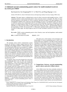 A wideband current-commutating passive mixer for multi