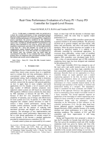 Real-Time Performance Evaluation of a Fuzzy PI + Fuzzy PD
