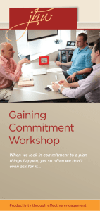 Gaining Commitment Workshop