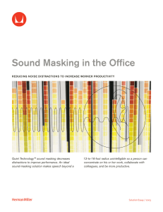 Sound Masking in the Office
