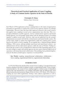 theoretical and practical application of loose Coupling: a Study of