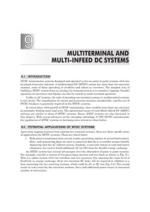 multiterminal and multi-infeed dc systems