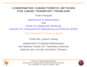 Conservative Characteristic methods for linear transport problems