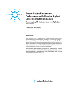 Ensure Optimal Instrument Performance with Genuine Agilent Long