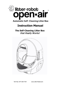 Litter-Robot Open Air Instruction Manual