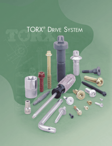 TORX® DRive SySTem