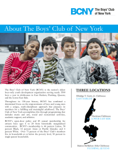 About The Boys` Club of New York