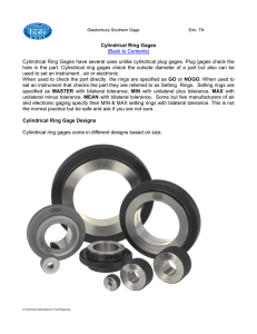 Cylindrical Ring Gages