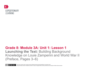 Grade 8: Module 3A: Unit 1
