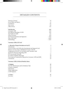 DETAILED CONTENTS
