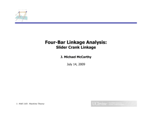 Four-Bar Linkage Analysis