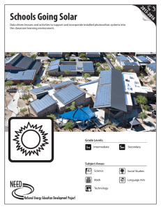 Schools Going Solar