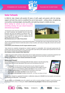 10:10 Solar Schools