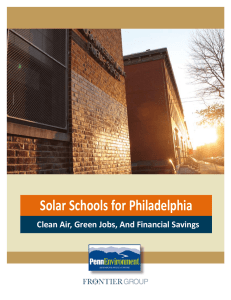 Solar Schools for Philadelphia