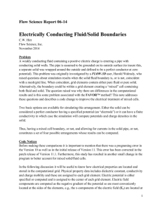 Electrically Conducting Fluid/Solid Boundaries