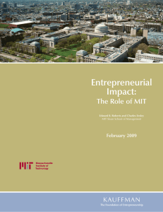 Entrepreneurial Impact: The Role of MIT