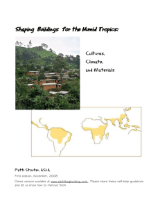 Shaping Buildings for the Humid Tropics