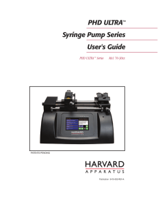 Harvard Apparatus PHD Ultra Syringe Pumps