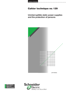 Uninterruptible static power supplies and the protection of persons