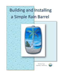 Building and Installing a Simple Rain Barrel