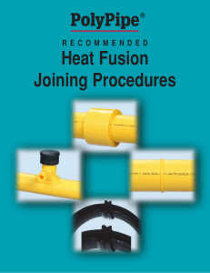 RECOMMENDED Heat Fusion Joining Procedures