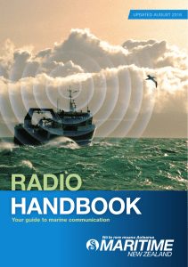 radio handbook - Maritime New Zealand