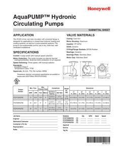68-3091-02 - AquaPUMP Hydronic Circulating Pumps