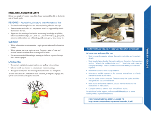 Curriculum Overview - Helen Marie Smith Elementary School