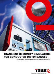 TransienT immuniTy simulaTors For ConDuCTeD DisTurBanCes