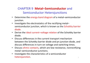 CHAPTER 9 Metal–Semiconductor and Semiconductor