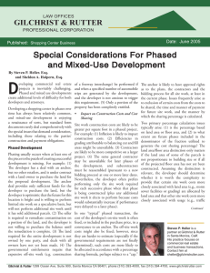Special Considerations For Phased and Mixed