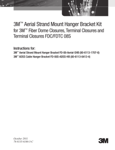 3M™ Aerial Strand Mount Hanger Bracket
