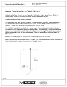 Does the Flexar Sensor Require Periodic Calibration?