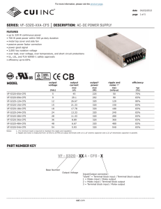 VF-S320-XXA-CFS Datasheet - AC