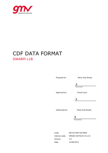 CDF Data Format - ESA Earth Online