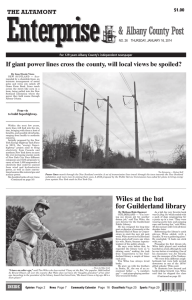 Albany County Post - The Altamont Enterprise