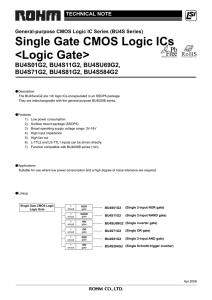 Single Gate CMOS Logic ICs